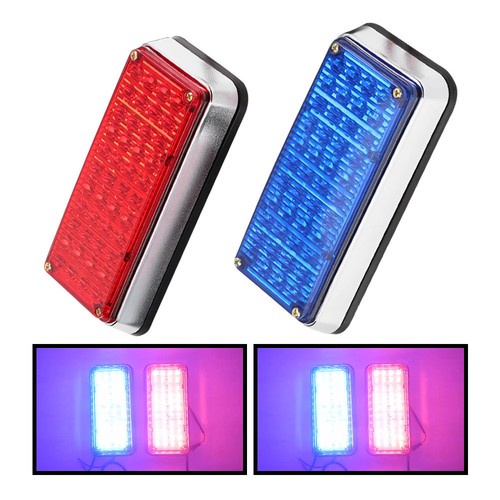2pcs luce led - 2pcs, rosso+blu
