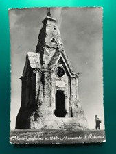 MONTE GUGLIELMO M. 1949 MONUMENTO AL REDENTORE - CARTOLINA CON BORDO ZIGRINATO