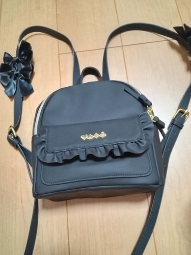 Disney alice black frill - black, mini