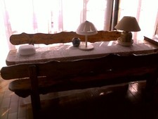 Tavolo da giardino con panche