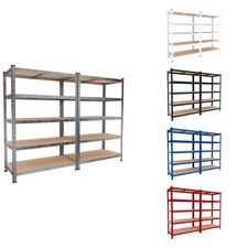 Coppia di scaffali 5 ripiani