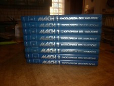 Mach 1 - Enciclopedia dell'aviazione- 8 volumi- cpl - Edipem 1978 -ottima!!!