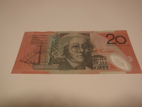 Banconota australia dollari - australia, 20