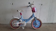 Bicicletta 14" Frozen Con Rotelle Per Bambina da 4 a 6 anni