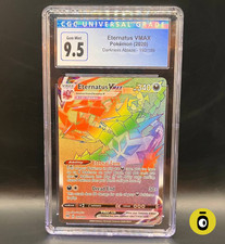 POKEMON - ETERNATUS VMAX RAINBOW RARE 192/189 - Darkness Ablaze - ENG - CGC 9.5