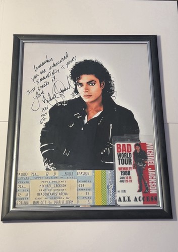 Michael jackson signed - michael,