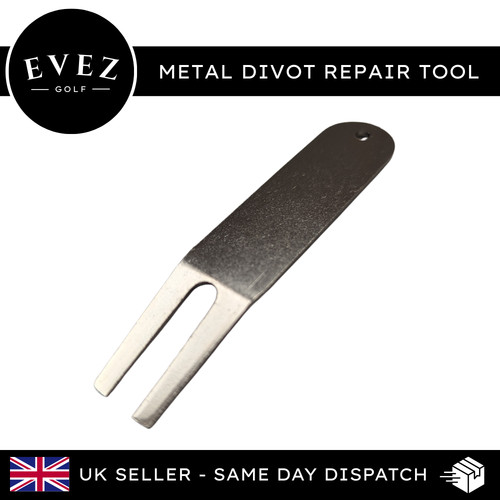 Metal golf divot tool - golf,