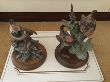Capodimonte Armani Coppia di Wrens e Goldcrest Birds con Certificati - Rare