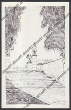 COMO INVERIGO 13 CASTELLO - DISEGNO del Pittore G. F. RIZZOLI Cartolina 