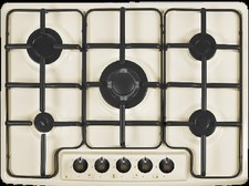 Piano cottura STAYLUX da Incasso 5 fuochi 70cm acciaio Beige M7-50BTF BEIGE