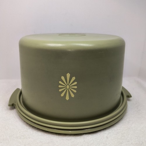 Vintage tupperware verde - vintage,