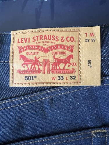 Levi 501 jeans denim - denim, uomo