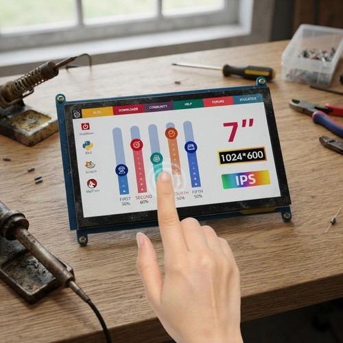Monitor touchscreen pollici - touchscreen, 7