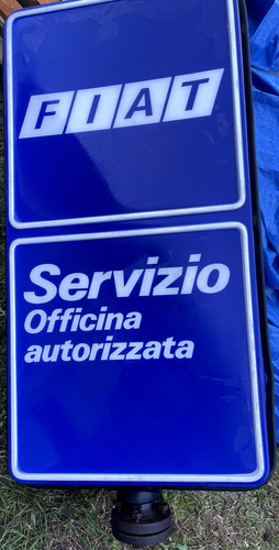 Insegna fiat officina - fiat,
