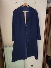Cappotto Vintage Anni 60/70 Blu Scuroelegante-sartoriale