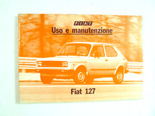 MANUALE USO E MANUTENZIONE AUTO D'EPOCA FIAT 127 4 ED 1977