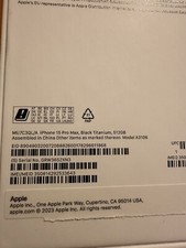 Vendo Iphone 15 Pro Max Black Titanium 512 Gb ancora Imballato Prezzo 1400