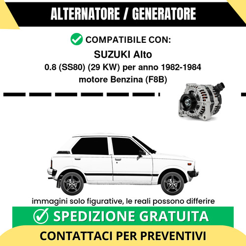 Alternatore suzuki alto 29 - alternatore,