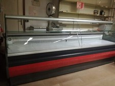 Banco Frigo Usato DGD, colore nero e rosso, lunghezza 3 metri