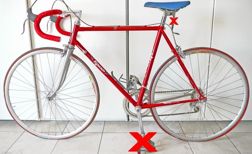 Bicicletta corsa rossin - bicicletta,