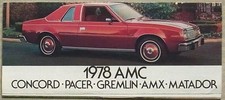 AMC Concord PACER Gremlin AMX