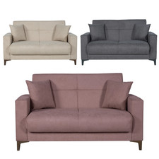 Divano 2 Posti Contenitore cm. 152x87x90 Tessuto Bravo Bacos