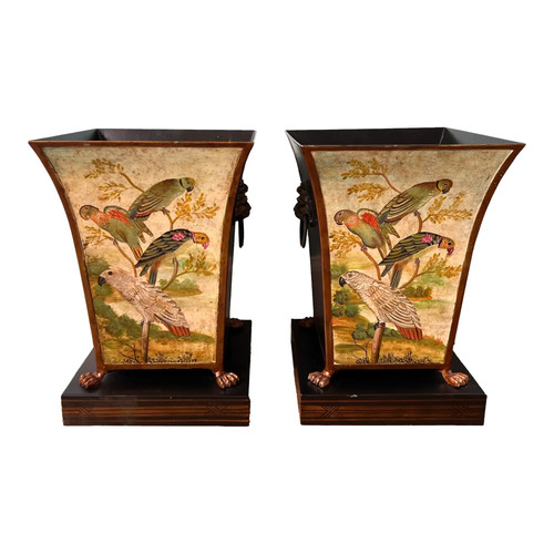 Coppia cachepot tole - coppia,