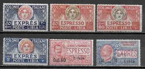 Francobolli italia libia 1921 - francobolli,