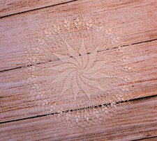 Centrino beige rotondo