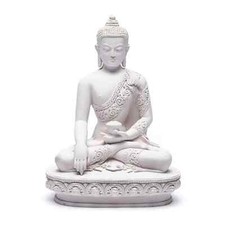 Statua Buddha Grande Bianca