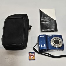 Kodak EasyShare CD82 fotocamera digitale blu 12 MP 3" LCD funziona benissimo manuale scheda SD