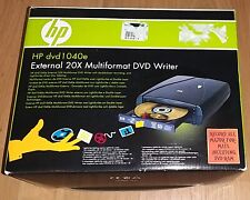 Masterizzatore esterno Lightscribe HP 1040e 20x multiformat DVD Writer con DVD