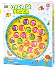 Gioco in scatola : Gara di pesca (il set include 21 pesci e 4 canne da pesca)
