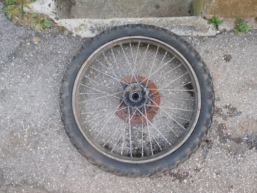 Ruota anteriore enduro - da,