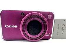 Canon PowerShot SX210 HS fotocamera digitale viola testata dal Giappone - gestione 1 giorno