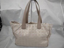 Borsa tote CHANEL beige tela