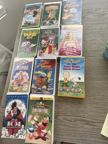 Lot disney vhs tapes - lot, of