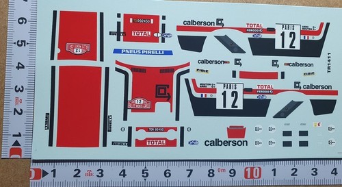 Decals fiat 131 - 1/43,
