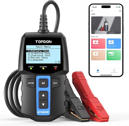 Topdon bt100w tester - topdon,