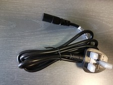 [Lotto] 5x Cavo di alimentazione, C13, IEC Connettore maschio UK (Inglese) 1.8M