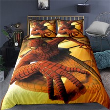 Set Copripiumino Trapuntino Spiderman Singolo Matrimoniale King Super King Federe