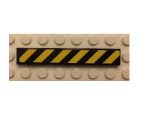 Lego part 6636pb091 tile 1 - lego®,