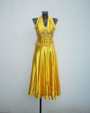 Abito ballo giallo con - ballo,