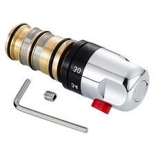 1 Set Ottone Bagno Termostatico Miscelatore Doccia Rubinetto Ricambio Cartuccia