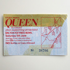 Queen 1982 milton keynes - queen, bowl