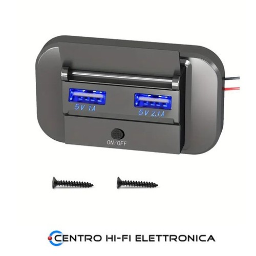 Doppia presa usb - usb, ricarica