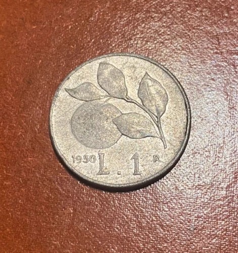 Moneta lira 1950 italia - 1,
