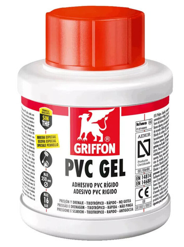 Colla gel pvc per - tubi, 250