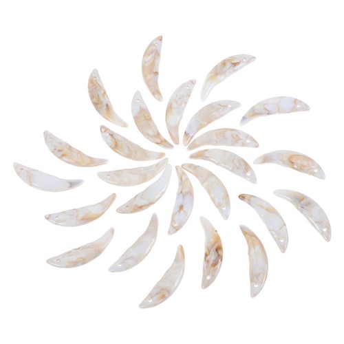 Pezzi collana dente lupo - 25,