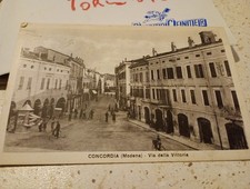 Cartolina Concordia S/S Modenavia Della Vittoria Molto Animata Chiosco Rara N 2